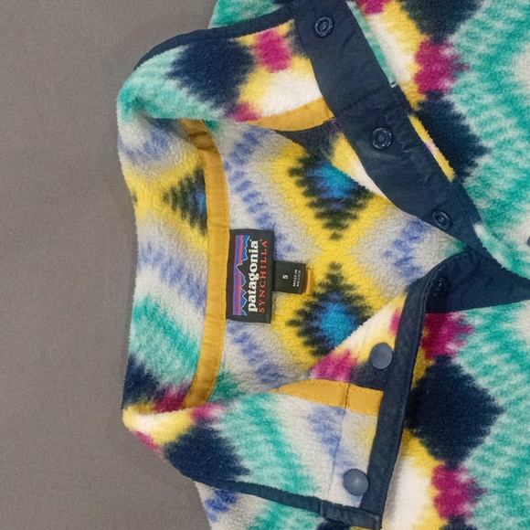 Patagonia Vibrant Chevron Fleece Jacket - Picture 6 of 8
